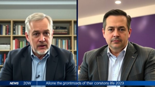 U.S. military news discussion between two men in a split-screen format.