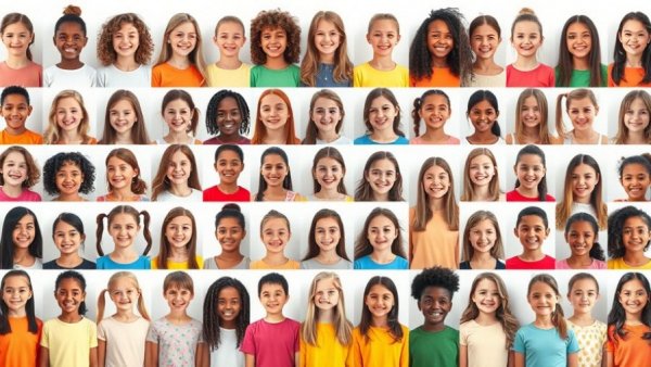 Collage of smiling young girls for Camp Mystic reopening announcement