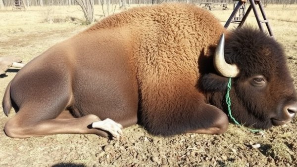 Bison killed and decapitated in Cooke County