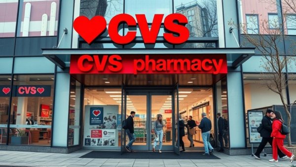 CVS Pharmacy store with people exiting highlighting CVS settles insulin fraud claims.