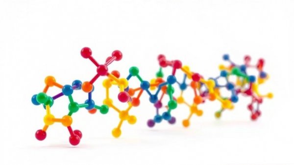 Colorful molecular model illustrating the molecular mechanism of memory formation.