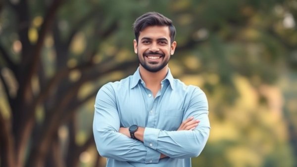 Confident man outdoors related to Escalera Capital healthcare investment