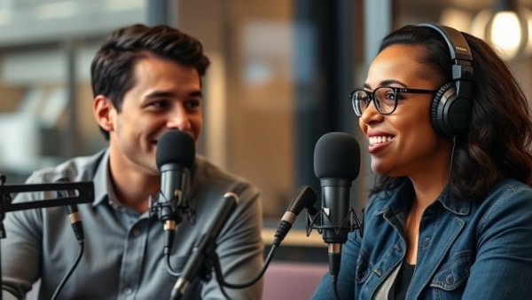 Podcast discussion on testosterone replacement therapy effects, featuring two speakers engaged.