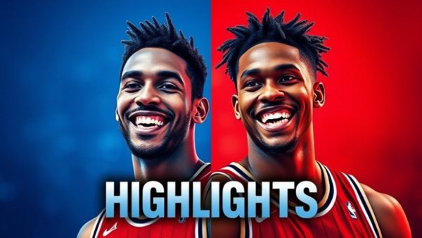 Heat vs Mavericks Game Highlights graphic with players and banner.