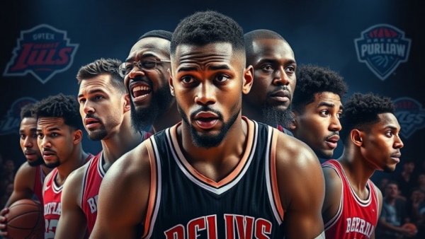 Spurs vs Magic game highlights collage with players.