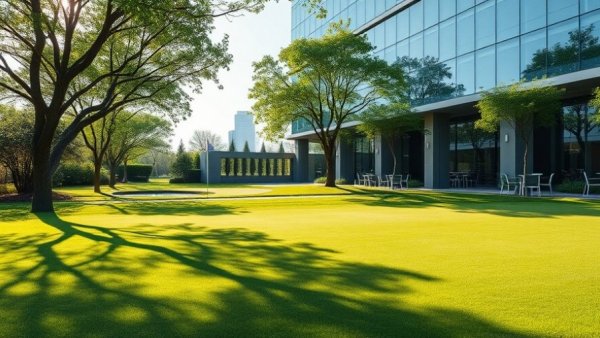 Intown Golf Club Houston opening with modern design and greenery.