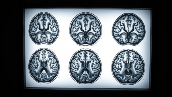 MRI scans highlighting therapy for aggressive brain cancer.