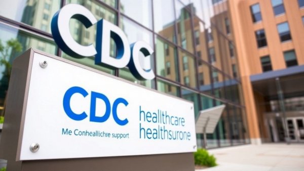 CDC building sign represents healthcare authority, related to hepatitis B vaccine for newborns.
