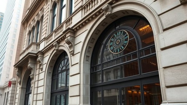 City hall architectural facade in San Antonio.