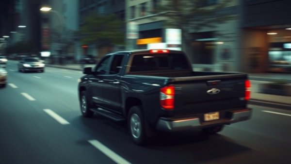 Austin hit-and-run investigation black pickup captured on CCTV.