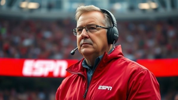 Focused coach analyzing College Football Playoff strategies