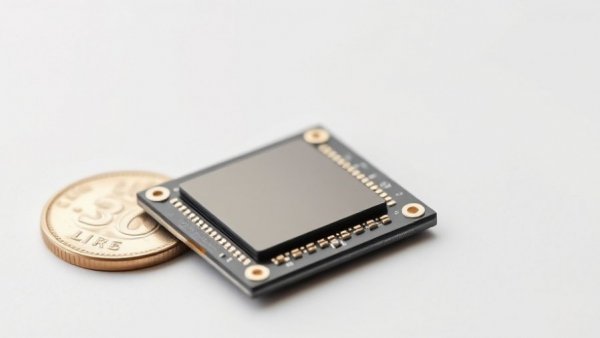 Compact sensor for real-time voltage signals in awake animals, next to coin.