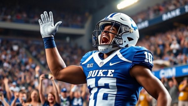 Duke wins ACC Championship over Virginia, ESPN graphic.