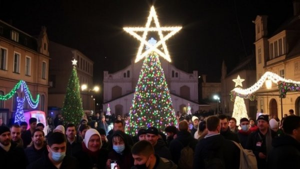 Christmas celebrations return to Bethlehem after 2 years of war in Gaza