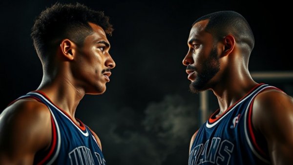 Houston Rockets vs Dallas Mavericks Highlights poster featuring basketball players