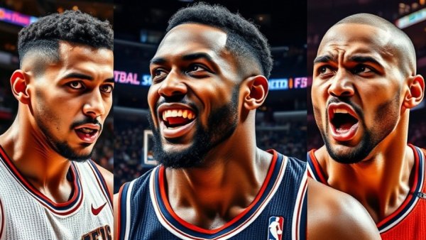 NBA December 7 recap: Dynamic highlights of three basketball players.