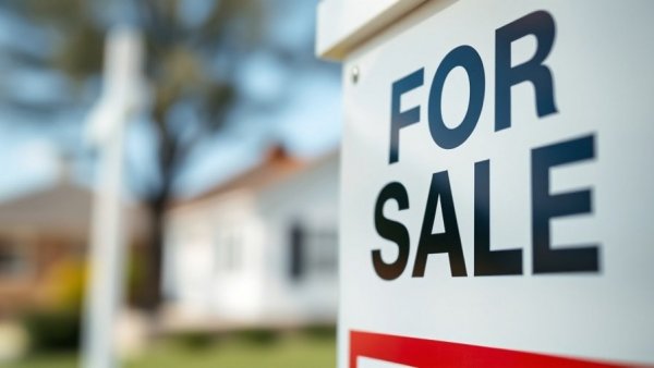 Close-up of For Sale sign highlighting market impact and real estate.