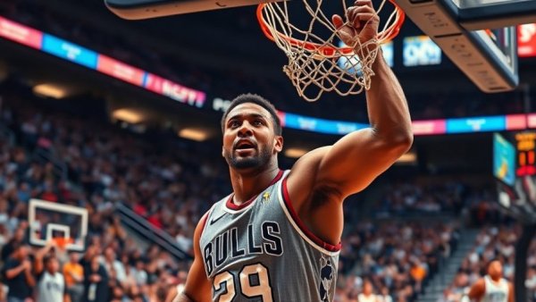 Dynamic basketball action from NBA's Top 5 Plays of the Night.