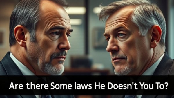 Discussion on presidential duty to execute laws with two men, legal debate.