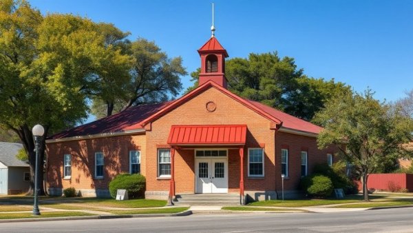 Old school in Austin suburb featured in local news.