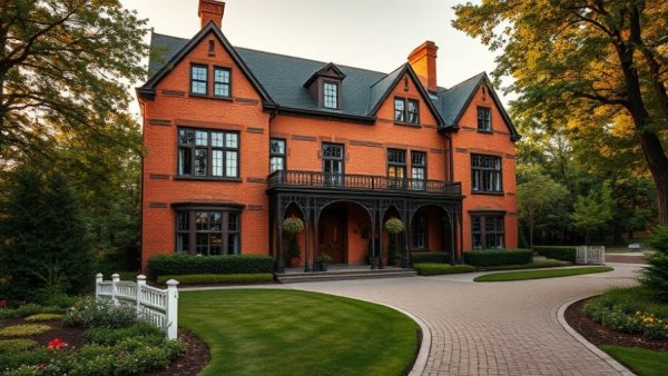 Faust Hotel in New Braunfels beautifully illuminated at golden hour.