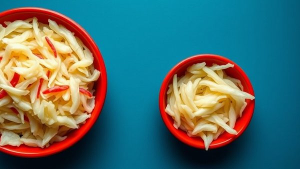 A vibrant bowl of sauerkraut, ideal for gut health.