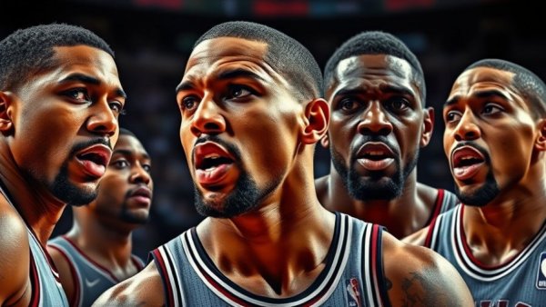 NBA's December 10 Recap Highlights feature dramatic player expressions.