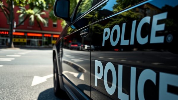 Police barricade on street highlighting gang violence prevention efforts.