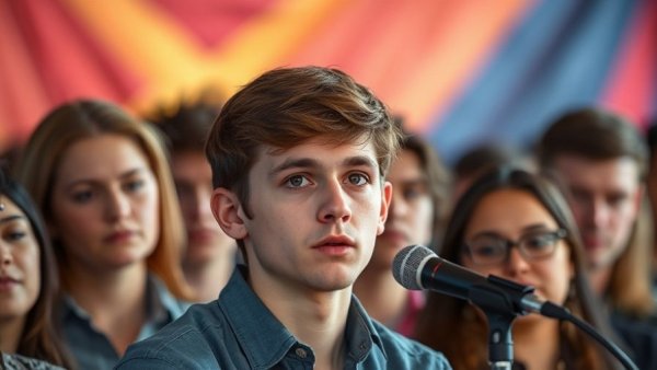 Kilmar Abrego Garcia immigration news speaker addresses crowd.