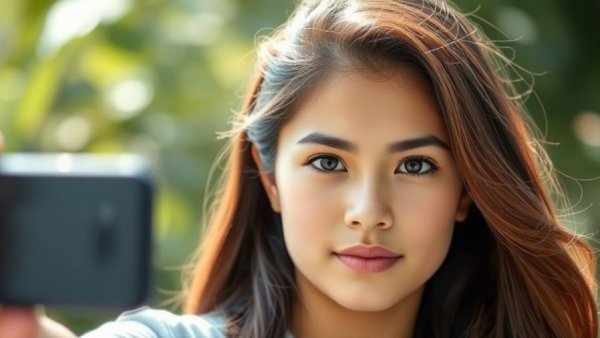 Missing teen San Antonio, young woman outdoors, photorealistic image