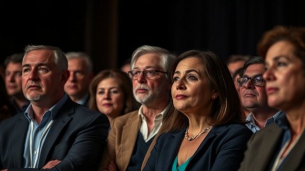 Group at event discussing national memorial honoring victims.