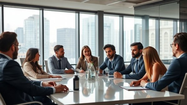 San Antonio business news: Diverse professionals meeting.