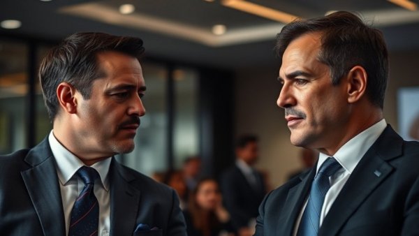 Discussion on DEI hiring controversies in a formal meeting setting.