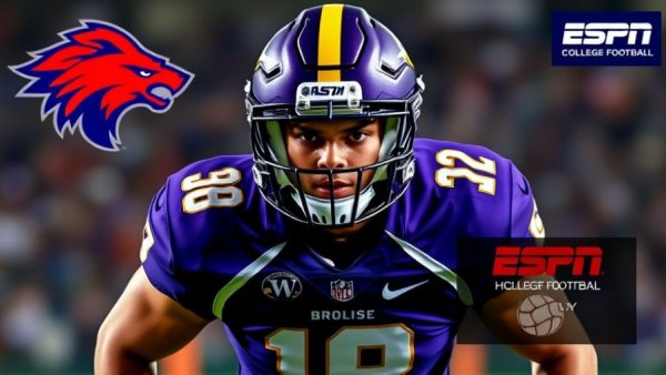 Bucked Up LA Bowl Highlights featuring football player and team logos.