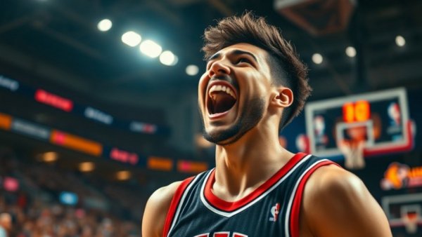 NBA's Top Plays of the Night: Excited player in action.