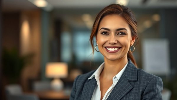 Confident female executive portrait for Houston business news.