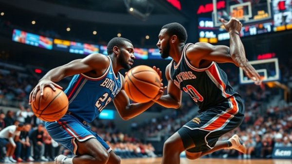 Intense basketball action featuring NBA Top 10 Plays December 2025.