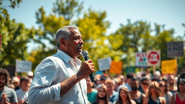 Marc Veasey speaks at rally amid Tarrant County judge race withdrawal.