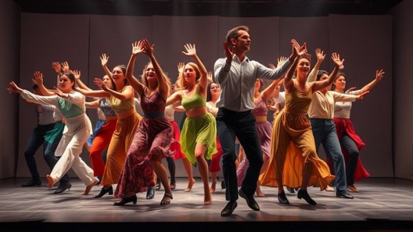 Colorful dance performance showcasing energetic moves in Austin.