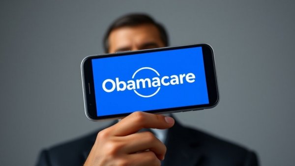 Obamacare premium subsidies discussed with logo and formal portrait.