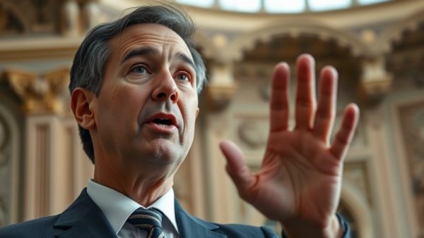 Middle-aged man speaking on health data privacy features, close-up.