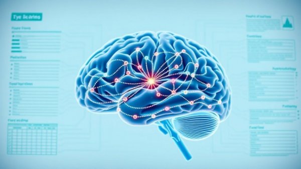 Neural pathway diagram linking emotional stimuli to wakefulness.
