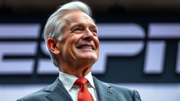 Nick Saban associated with NHL ownership, smiling with ESPN logo.