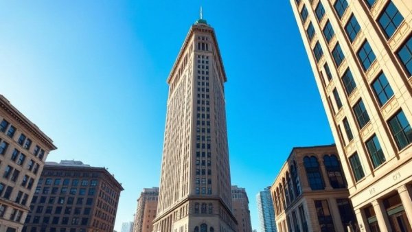 Historic tall building conversion in San Antonio skyline.