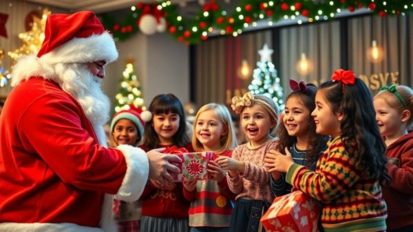San Antonio annual toy giveaway festive assembly.