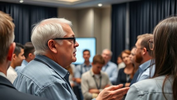 Conference attendees at discussion event related to Guajolote Ranch wastewater plant controversy.