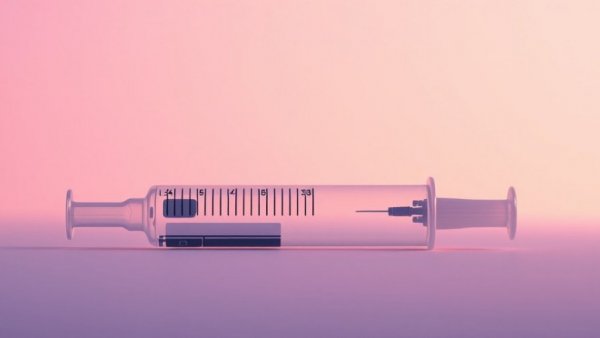 Close-up syringe depicting Depo-Provera context.