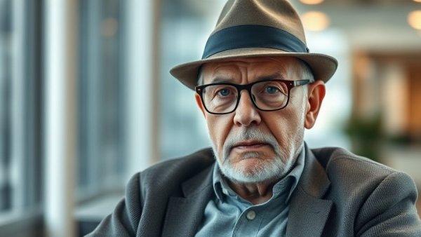 Older man in glasses and hat, serious indoors, Rob Reiner legacy.