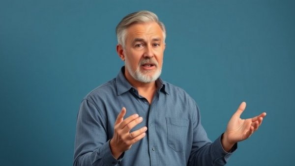 Middle-aged man discusses best form of magnesium, health advice video.