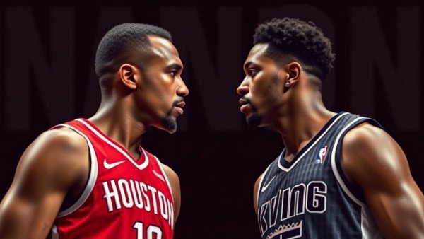 Houston Rockets vs Sacramento Kings game highlights with players.